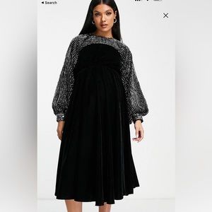 ASOS velvet dress